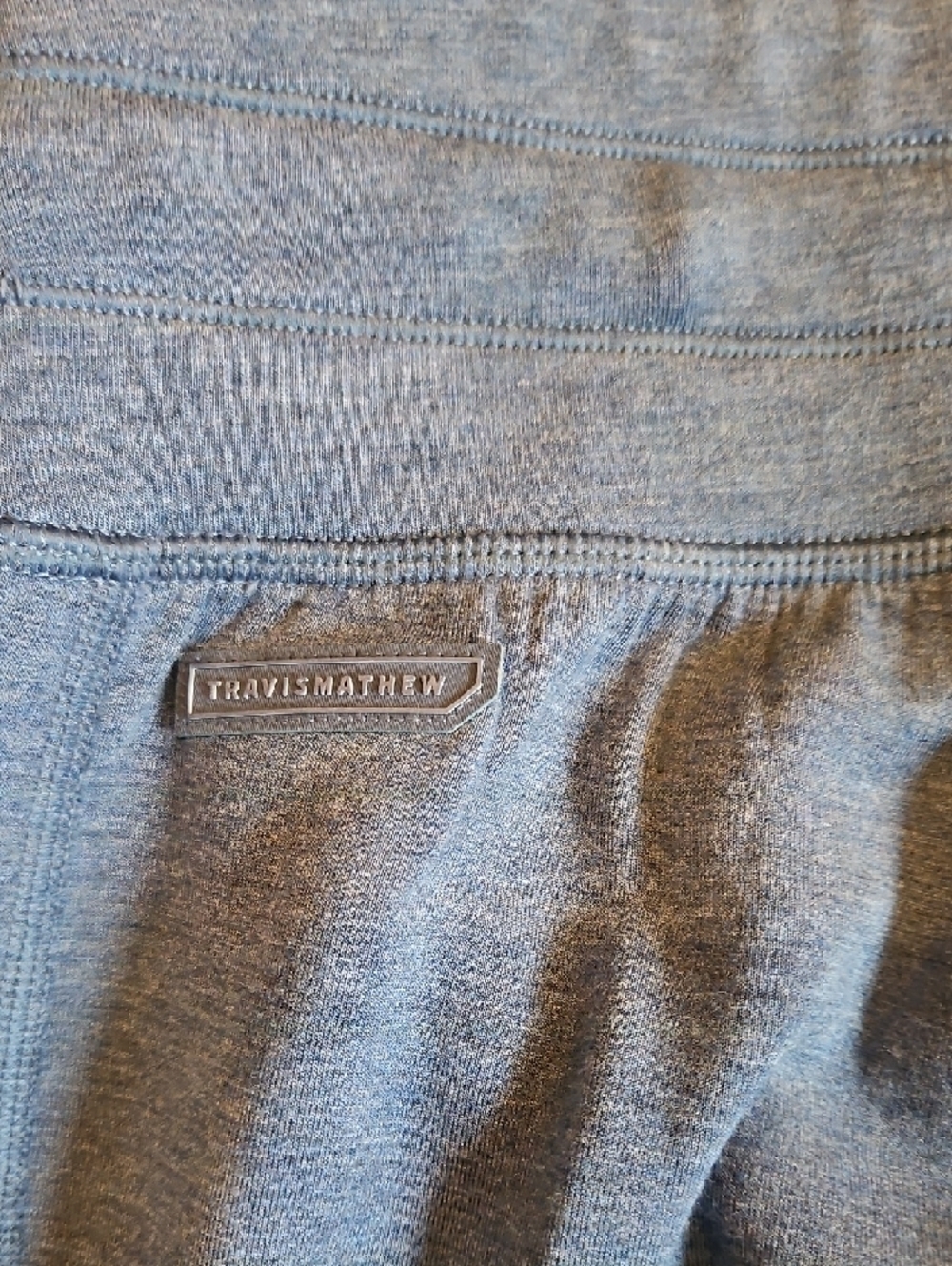 Travis Mathew Women's Blue Heather Jogger Track Pants - Picture 10 of 11
